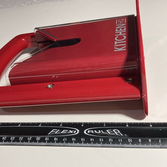 KITCHEN HQ BRAND NEW RED BAGEL SLICER - Picture 10 of 11